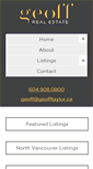 Mobile Screenshot of geoffrealestate.com